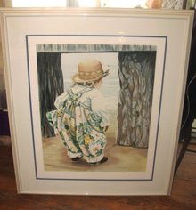 SUSAN RIOS FRAMED SERIGRAPH: