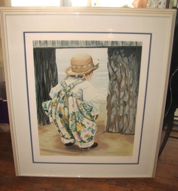 SUSAN RIOS FRAMED SERIGRAPH: