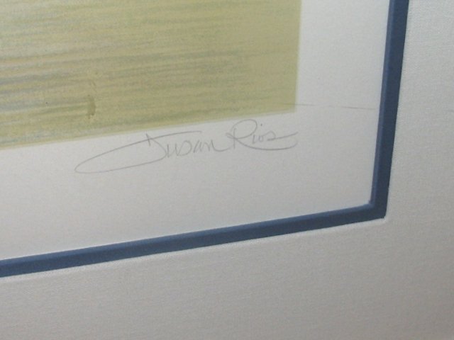 SUSAN RIOS FRAMED SERIGRAPH: