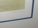 SUSAN RIOS FRAMED SERIGRAPH: