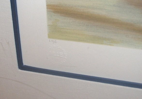 SUSAN RIOS FRAMED SERIGRAPH: