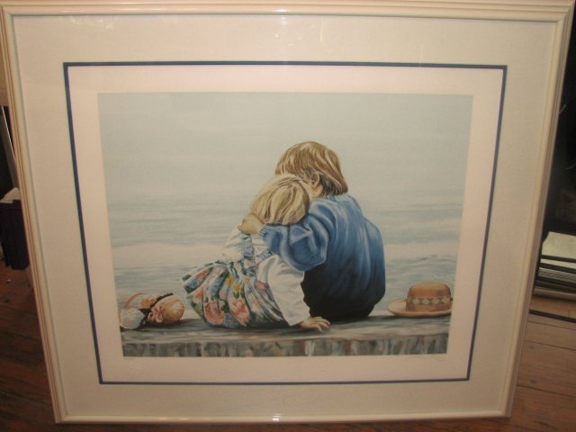 SUSAN RIOS FRAMED SERIGRAPH: