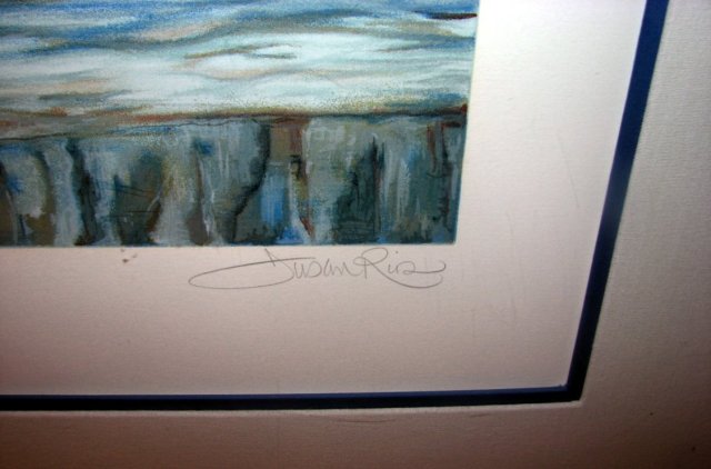 SUSAN RIOS FRAMED SERIGRAPH: