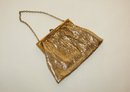 WHITING AND DAVIS GOLD MESH DRESS PURSE