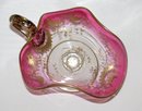 MOSER PINK GLASS NAPPIES