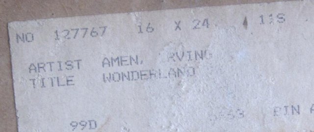 IRVING AMEN COLOR ETCHING -