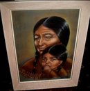 PASTEL ON PAPER BY MURIEL P. CLARKE