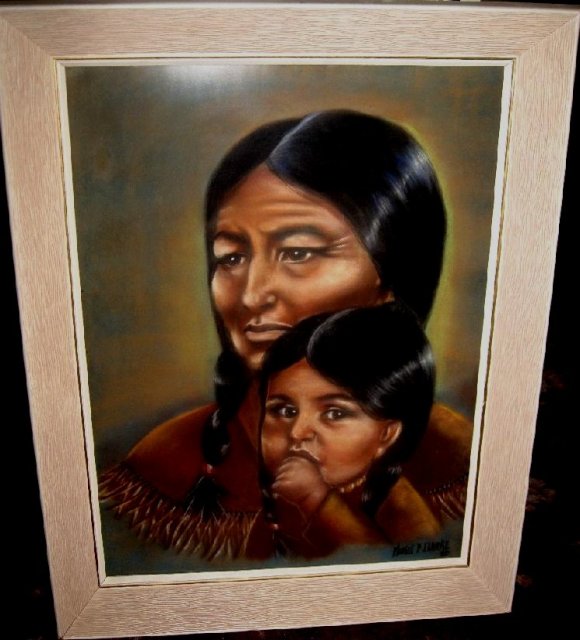 PASTEL ON PAPER BY MURIEL P. CLARKE