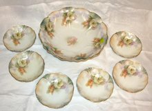 BEAUTIFUL HAND PAINTED BERRY BOWL SET