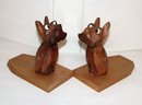 SCOTTY DOG - WOOD CUT - BOOKENDS