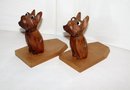 SCOTTY DOG - WOOD CUT - BOOKENDS