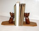SCOTTY DOG - WOOD CUT - BOOKENDS