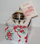 1984 WALLACE SILVERPLATE SLEIGH BELL ORNAMENT