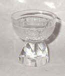 KUSAK - CUT GLASS CRYSTAL DECANTER AND 8 GLASSES