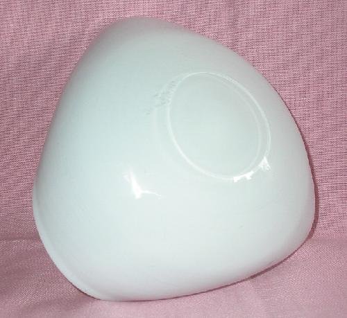 BEAUTIFUL WHITE AND GOLD STRIPE MURANO GLASS