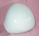 BEAUTIFUL WHITE AND GOLD STRIPE MURANO GLASS