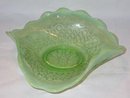 OPALESCENT GREEN DISH