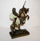 PAUL HERZEL BRONZE STATUE -
