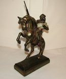 PAUL HERZEL BRONZE STATUE -