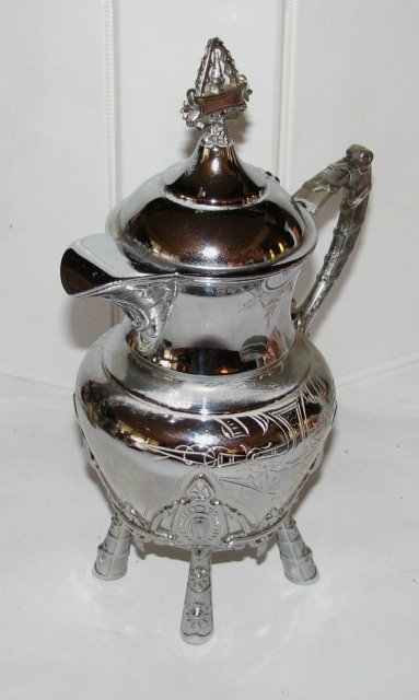 ELEGANT SILVERPLATE TEAPOT