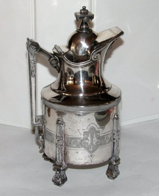 VICTORIAN ERA SILVERPLATE TEAPOT