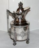 VICTORIAN ERA SILVERPLATE TEAPOT