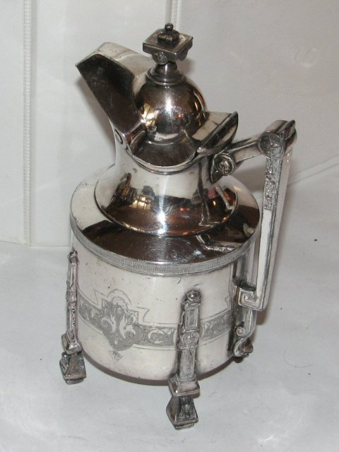 VICTORIAN ERA SILVERPLATE TEAPOT