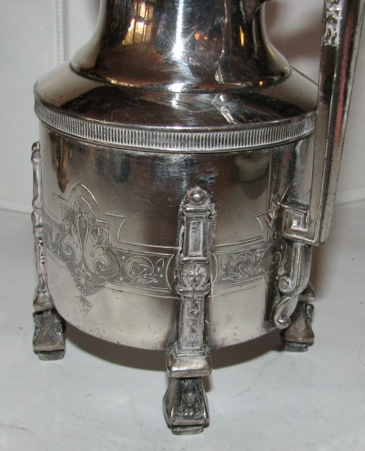 VICTORIAN ERA SILVERPLATE TEAPOT