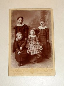 Four Girls from Kansas - CABINET CARD