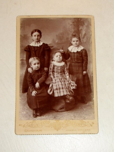 Four Girls from Kansas - CABINET CARD
