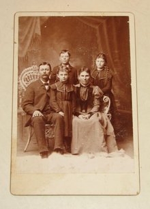 Family of Five - CABINET CARD