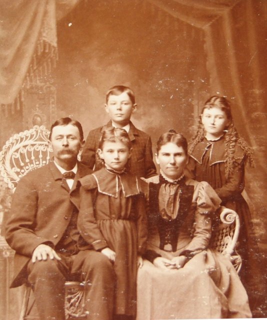 Family of Five - CABINET CARD