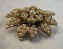 Classic 1940's Seed Pearl Brooch