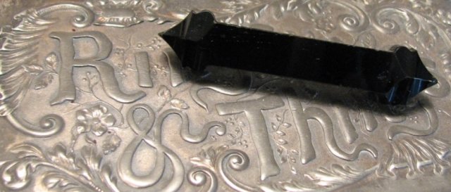Elegant Victorian Mourning Bar Pin