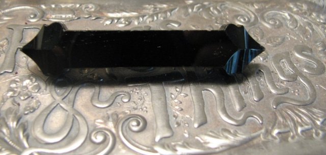 Elegant Victorian Mourning Bar Pin