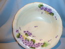 E-OH NIPPON JAPAN 6 PIECE BERRY BOWL SET PURPLE VIOLETS RARE