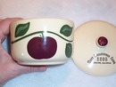 WATT POTTERY APPLE GREASE JAR WATT Collectors Assoc. 1995 Apple Grease Bowl