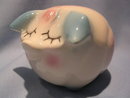 HULL POTTERY DIME CORKY PIG BANK PASTEL COLORS RARE 1958
