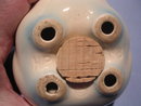 HULL POTTERY DIME CORKY PIG BANK PASTEL COLORS RARE 1958