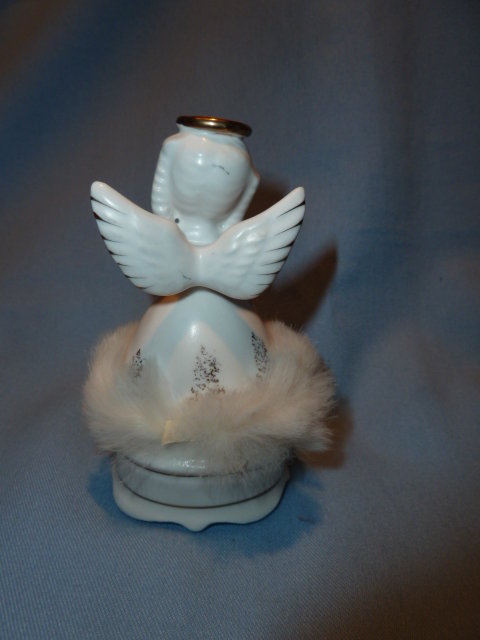 Vintage Napco June Angel Figurine A4588 Wedding Fur