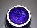 MCCOY SESQUICENTENNIAL MINIATURE COBALT BLUE OIL JAR SIGNED
