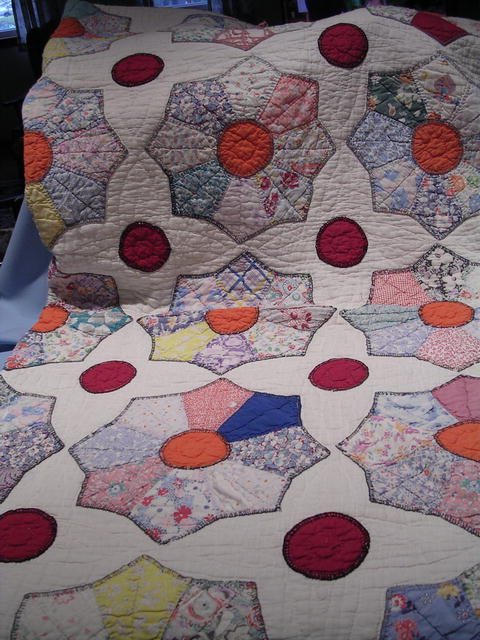 OLD FLOWER GARDEN COTTON QUILT