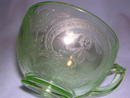 GREEN DEPRESSION GLASS