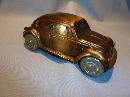 1977 VOLKSWAGEN VW GOLD BEETLE BUG METALPA ADVERTISING BANK BY BANTHRICO
