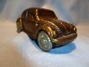 1977 VOLKSWAGEN VW GOLD BEETLE BUG METALPA ADVERTISING BANK BY BANTHRICO