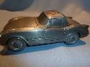 1953 CORVETTE SILVER ALL METAL ADVERTISING BANK BY BANTHRICO