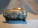 1953 CORVETTE SILVER ALL METAL ADVERTISING BANK BY BANTHRICO
