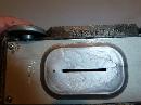 1953 CORVETTE SILVER ALL METAL ADVERTISING BANK BY BANTHRICO