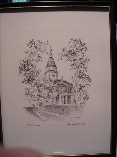 FRAMED PENCIL DRAWING