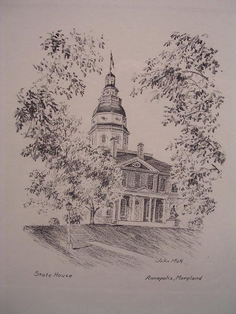 FRAMED PENCIL DRAWING